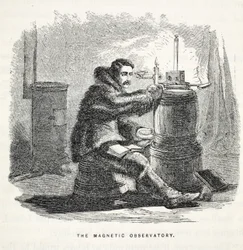 Das Magnetobservatorium, Illustration aus 
